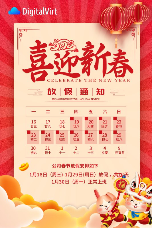      新春快乐！    回望2022，DigitalVirt 取得了里程碑式的成绩